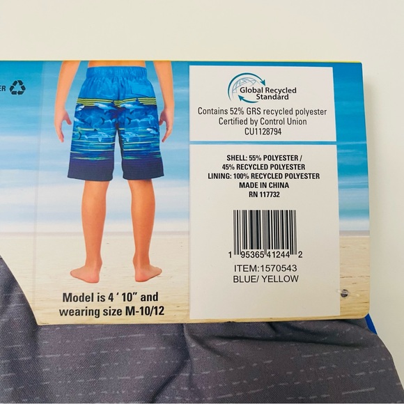 Gerry Boys Youth 2-pack UPF 50+ Swim Trunks Sizes S-7/8, L-14/16, XL-18/20, NWT - Picture 6 of 6